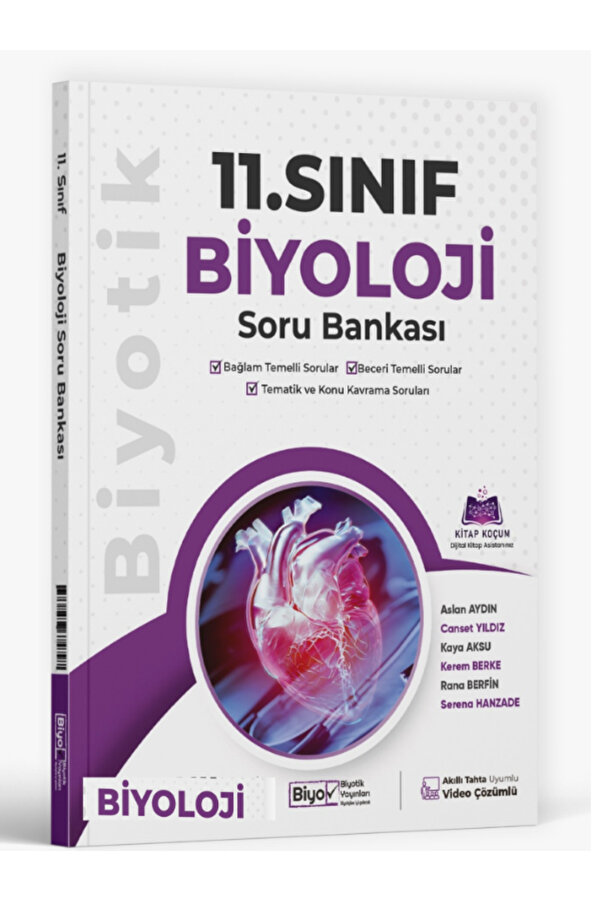 Biyotik Yayınları 11. Sınıf Biyotik Biyoloji Soru Bankası