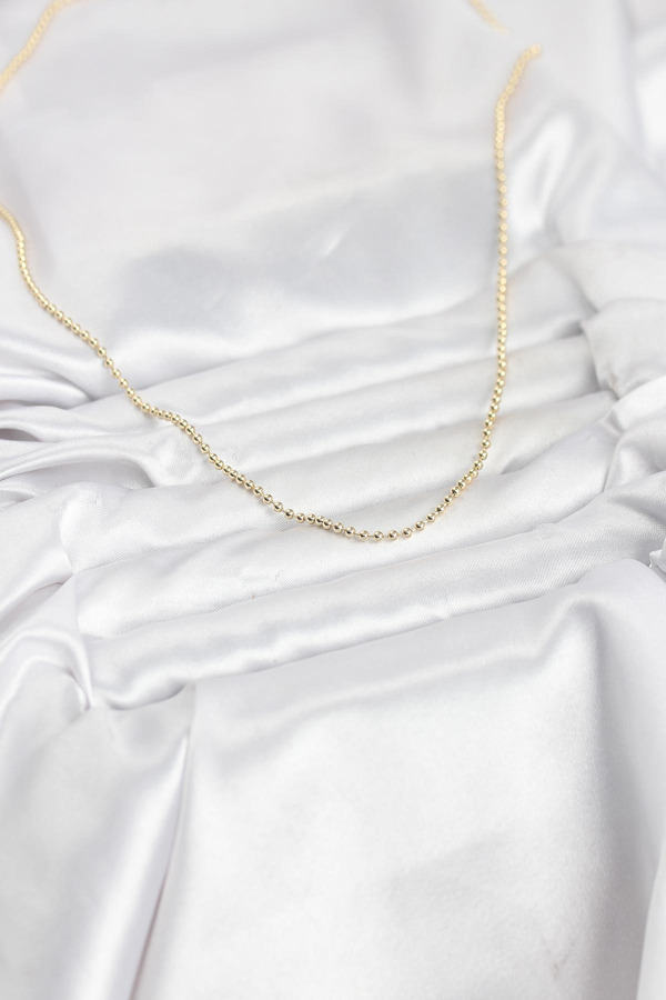 Ethab Gi̇yi̇m Cm 14K Gold Renk Top Zi̇nci̇rli̇ Model 60 Cm Kadın Kolye 5886 - Glst1458-8928