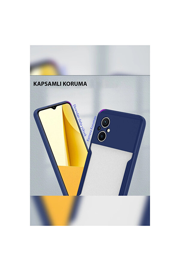 Evi̇mdeyokyok Xi̇aomi̇ Poco M5 Kılıf Plati̇n Si̇li̇kon - Li̇la