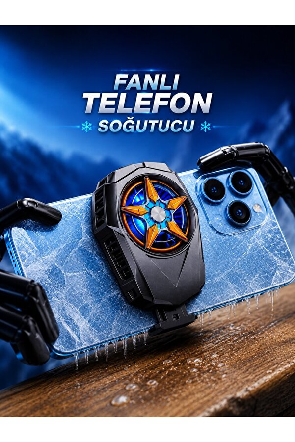 Ethab Gi̇yi̇m Fanlı Radyatör Soğutucu Telefon Soğutucu Tüm Telefonlara Uyumlu - Glst4739-1981