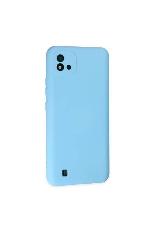 Evi̇mdeyokyok Realme C11 2021 Kılıf Nano İçi̇ Kadi̇fe Si̇li̇kon - Mavi̇