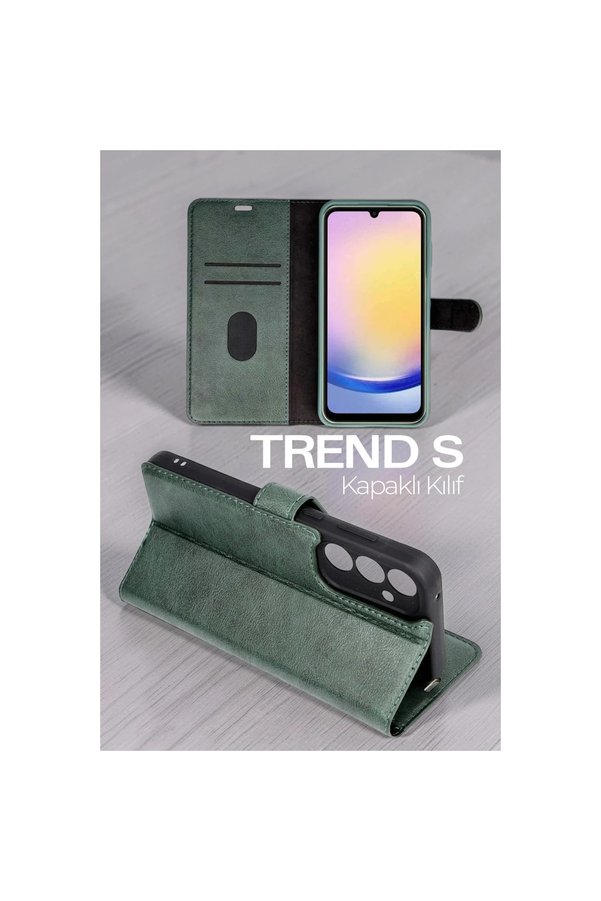 Evi̇mdeyokyok Samsung Galaxy A57 5G Trend S Plus Kapaklı Kılıf - Laci̇vert