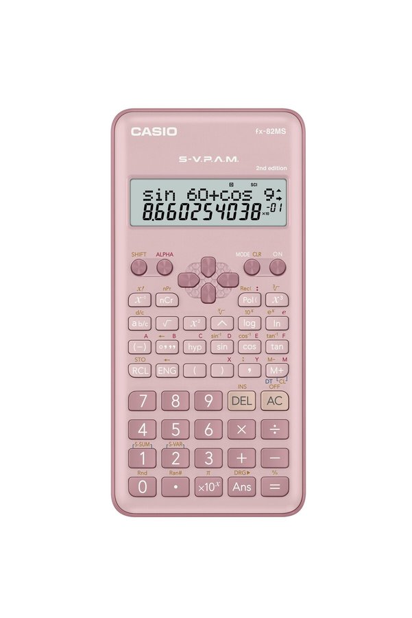 Casio Fx 82ms Pk Bilimsel Hesap Makinesi Pembe