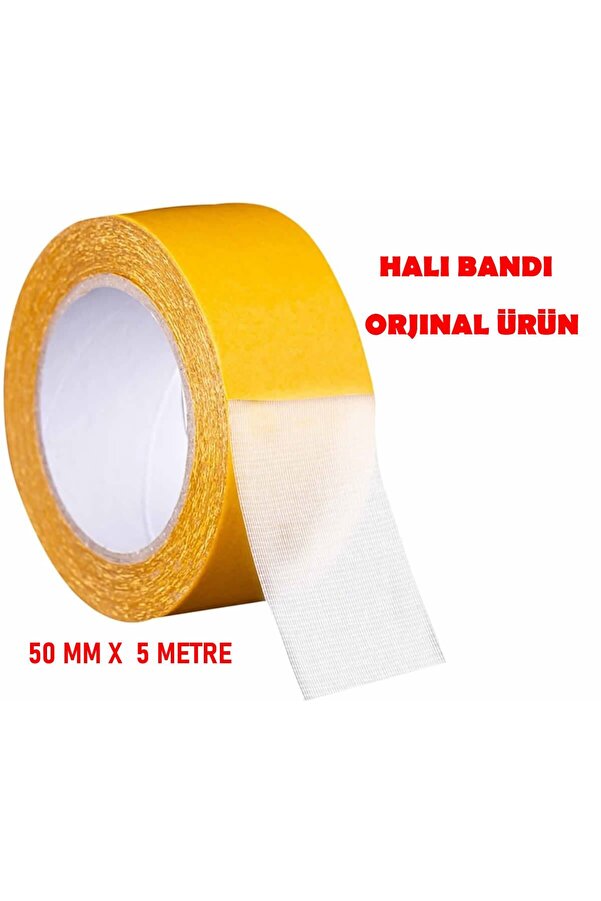 Evi̇mdeyokyok Halı Kaydırmaz Bant Halı Ki̇li̇m Sabi̇tleme Ve Yapıştırma Bandı 50Mm X 5Metre