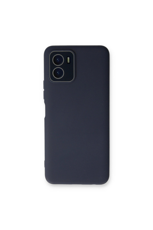 Evimdeyokyok Vivo Y15S Kılıf Lansman Glass Kapak - Lacivert