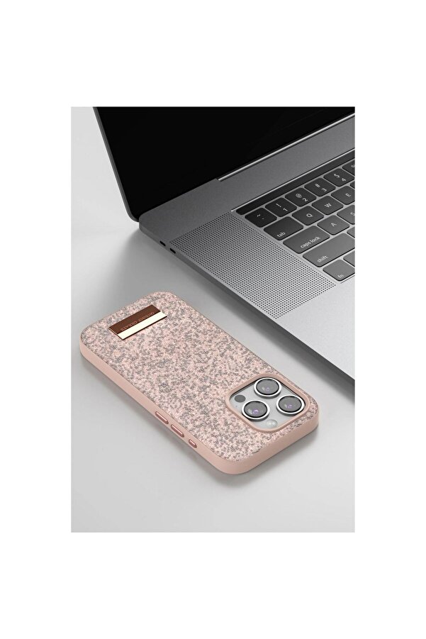 Ethab Ti̇caret Glb-Stl41414 Onegi̇f İphone 14 Bri̇ght Si̇mli̇ Kapak - Pembe