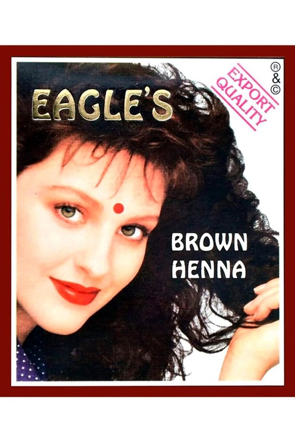 Ethab Ticaret Glb-Stl41414 Eagle S Orijinal Hint Kınası Saç Boyası Kahverengi - Brown Henna