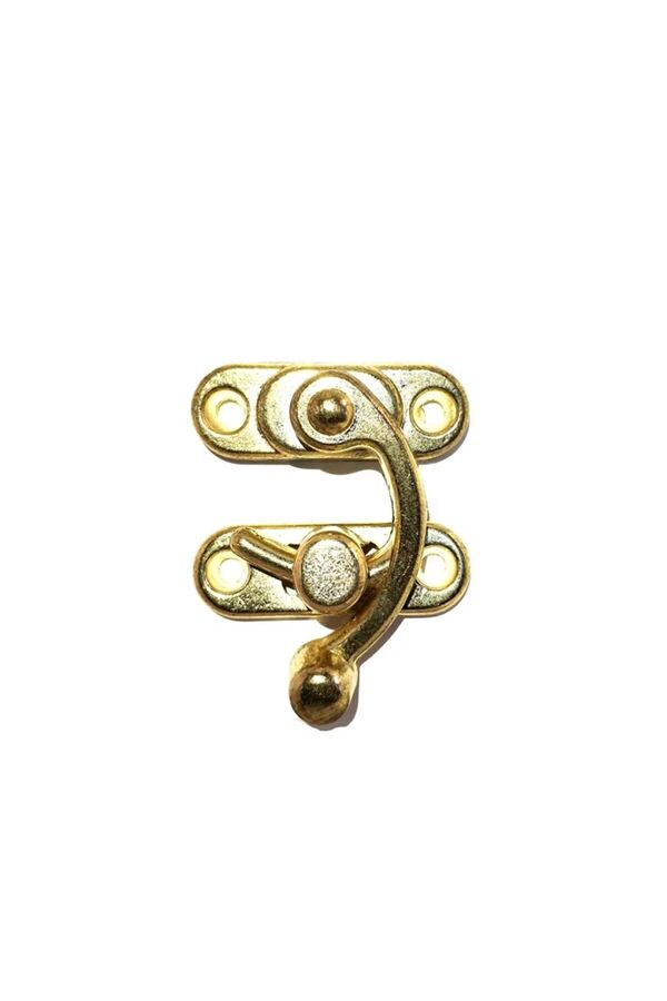 Ethab Ticaret Glb-Stl41414 Yay Gözü, Ahşap Kutu Klipsi - Büyük 37X45 Mm, Sarı, 1 Adet