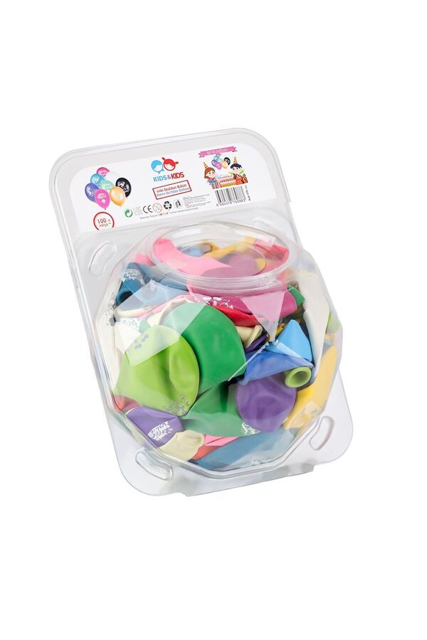 Ethab Ticaret Str-122 Kids Kids İyiki Doğdun Balon 100Lü Koli - 1 Adet