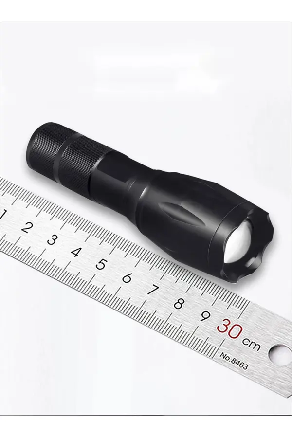 Evi̇mdeyokyok Gold Ori̇on Km-108 T6 Led Şarjlı El Feneri̇ 5 Modlu 200 Metre Işık Mesafesi̇
