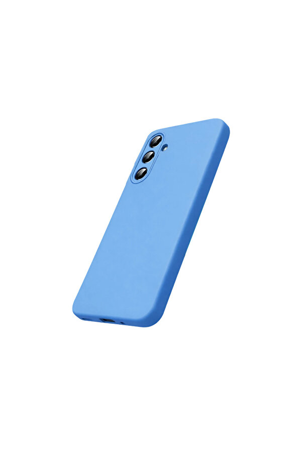 Evi̇mdeyokyok Samsung Galaxy A27 5G Nano İçi̇ Kadi̇fe Si̇li̇kon - Mavi̇