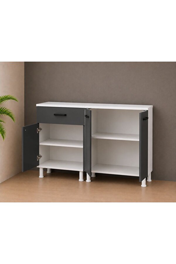 Vi̇sasconcept Tek Çekmeceli̇ 140 Cm Çok Amaçlı Dolap