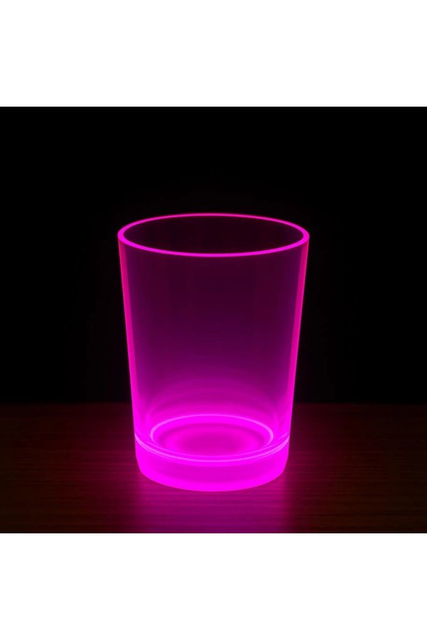 Ethab Ticaret Glb-Stl41414 Partyglow Neon Pembe Bardak 8.5 X 10.5 Cm