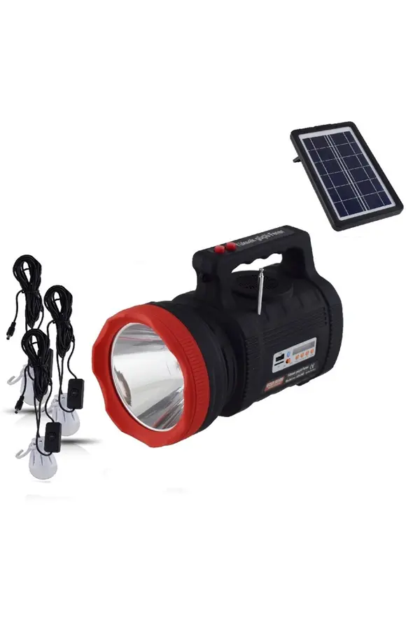 Evi̇mdeyokyok Gold Si̇lver Gs-540 Güneş Enerji̇li̇ Spot Fener