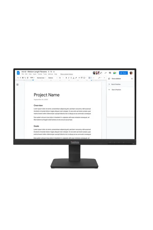 Lenovo 21.5 S22-4E Thınkvısıon 64Cbkat6Tk Fhd 4Ms 100Hz Hdmı+Vga Wled Monıtor (3 Yıl Garanti̇)