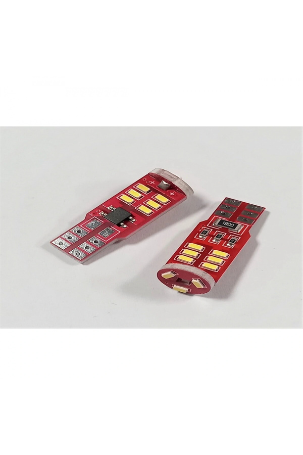 Alkan Mb Üni̇versal Park Ampulu Canbus 15 Letli̇ Turuncu Led 12V T10 20W Fi̇ber Gövdeli̇