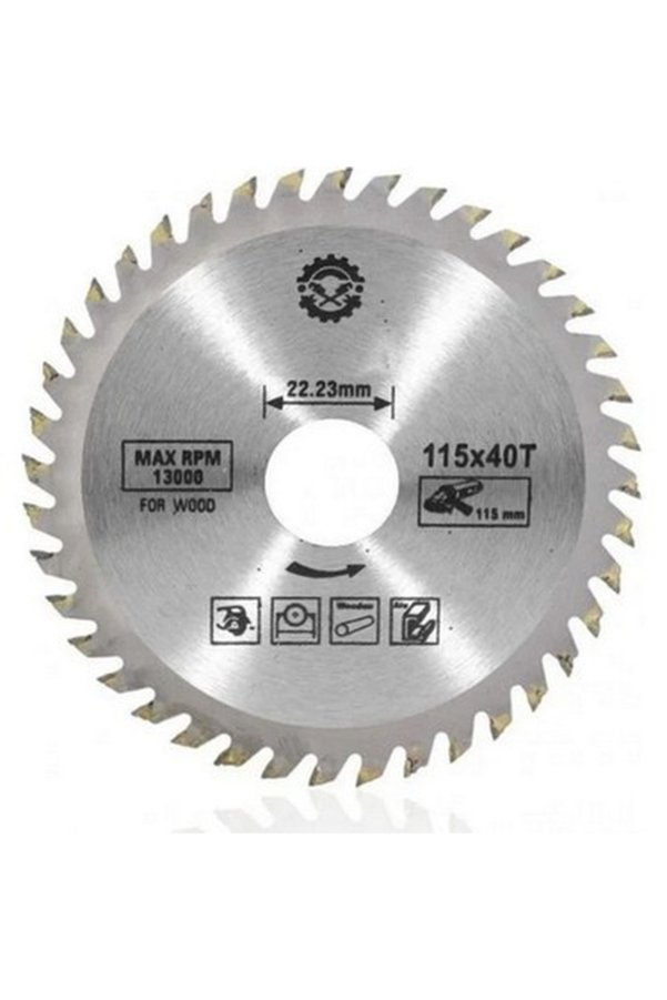 Genel Markalar Sunta Kesme Testere Diski 115x40T x 22 mm