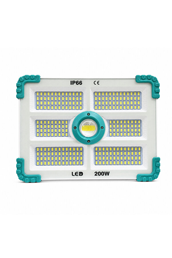 Evi̇mdeyokyok 200W Işık Gücü 3.000 Lümen Solar Güneş Enerji̇li̇ Şarjlı Lamba Wt-738
