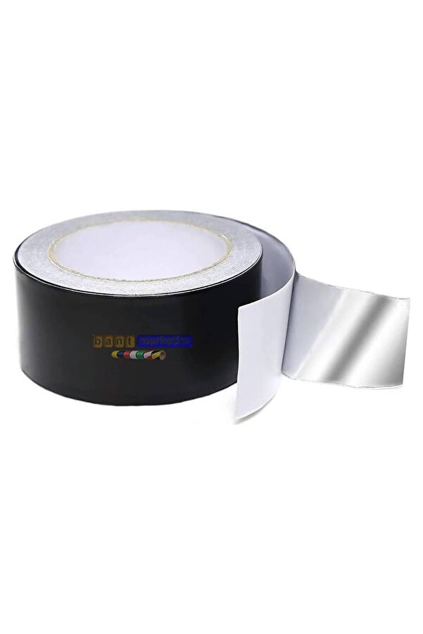 Evi̇mdeyokyok Mat Si̇yah Alümi̇nyum Folyo Bant 50Mm X 25Mt