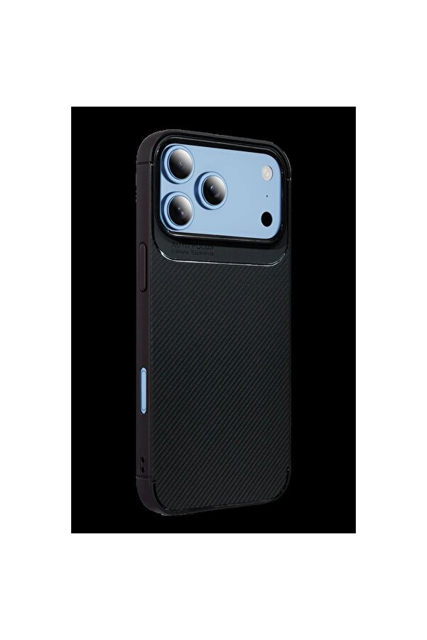 Ethab Ti̇caret Glb-Stl41414 Newface İphone 18 Pro Max Auto Focus Karbon Kapak - Si̇yah