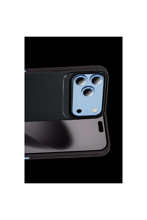 Ethab Ti̇caret Glb-Stl41414 Newface İphone 18 Pro Max Auto Focus Karbon Kapak - Si̇yah
