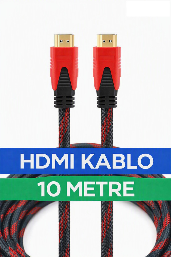 MAXGO 2018 10 Metre Hdmi Kablo 1.kalite 3d 4k Full Hd Hdmi Tv Uydu Alıcısı Kablosu