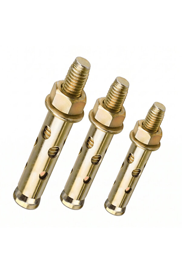 Evi̇mdeyokyok 10 Adet 6X65 Mm Gömlekli̇ Çeli̇k Dübel