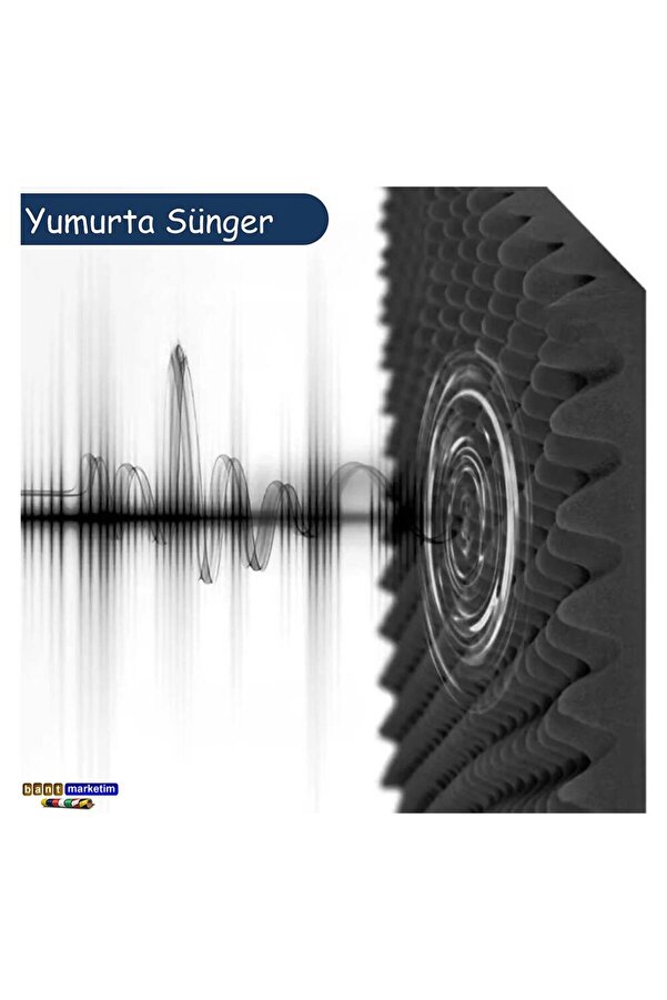 Evi̇mdeyokyok Akusti̇k Yumurta Sünger 60 Dns 25Mm 50X50 Cm 100 Adet