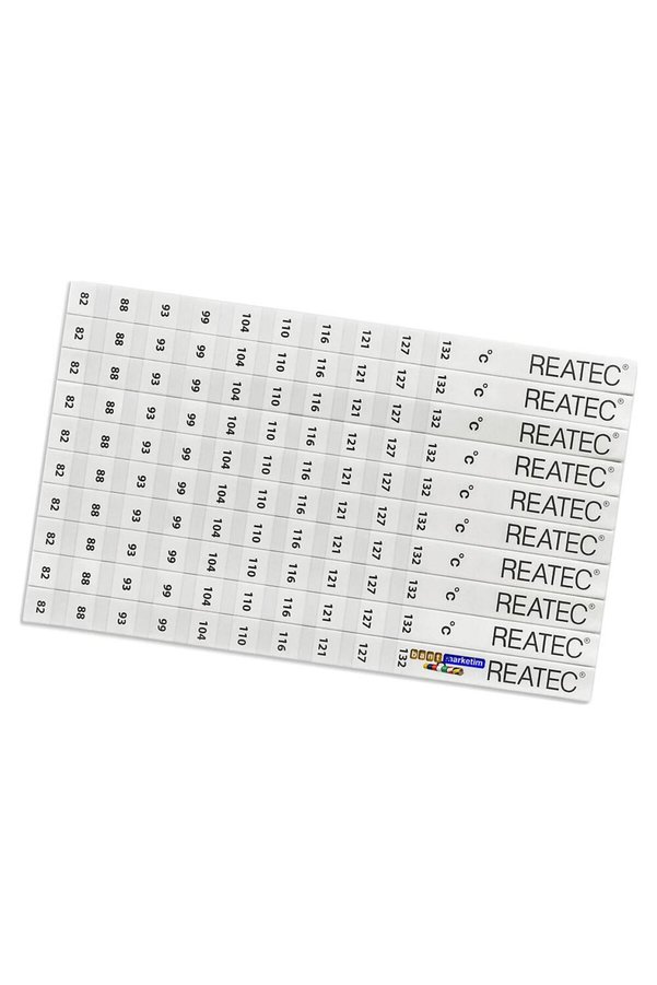 Evi̇mdeyokyok Reatec Sıcaklık Ölçüm Eti̇keti̇ Isı Ölçer Ölçüm Aralığı 82 °C - 132 °C (10Adet)