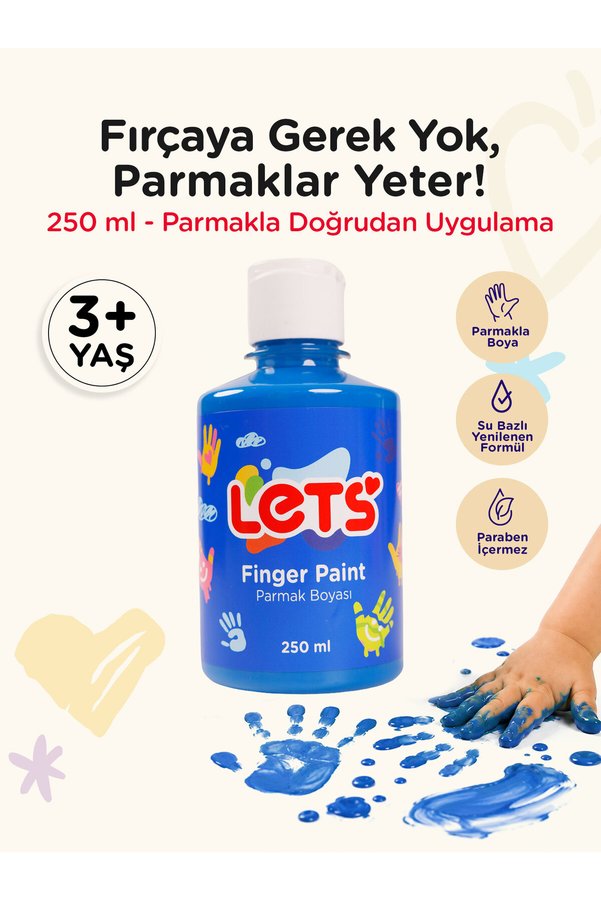 Lets Parmak Boyası 250 ml
