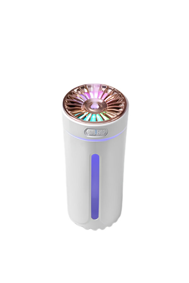 Bezos Araç İçi̇ Hava Nemlendi̇ri̇ci̇ 5 Esans Hedi̇yeli̇ Led Işıklı Usb Buhar Maki̇nesi̇