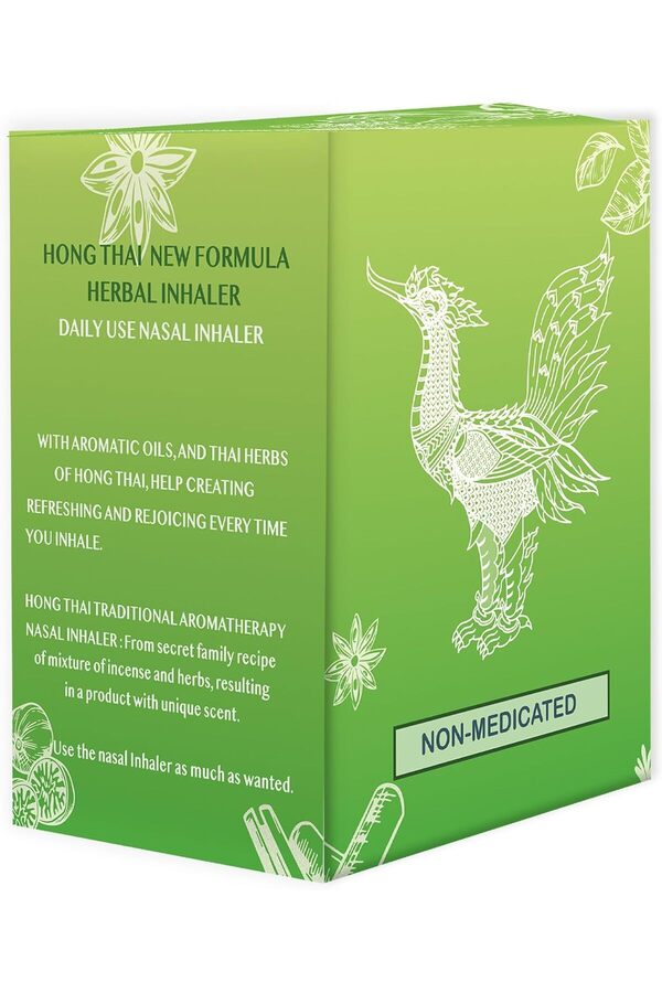 Dayı Go Hong Thaı Yeni̇ Bi̇tki̇sel İnhaler Formula 1 Yeşi̇l Paket 1