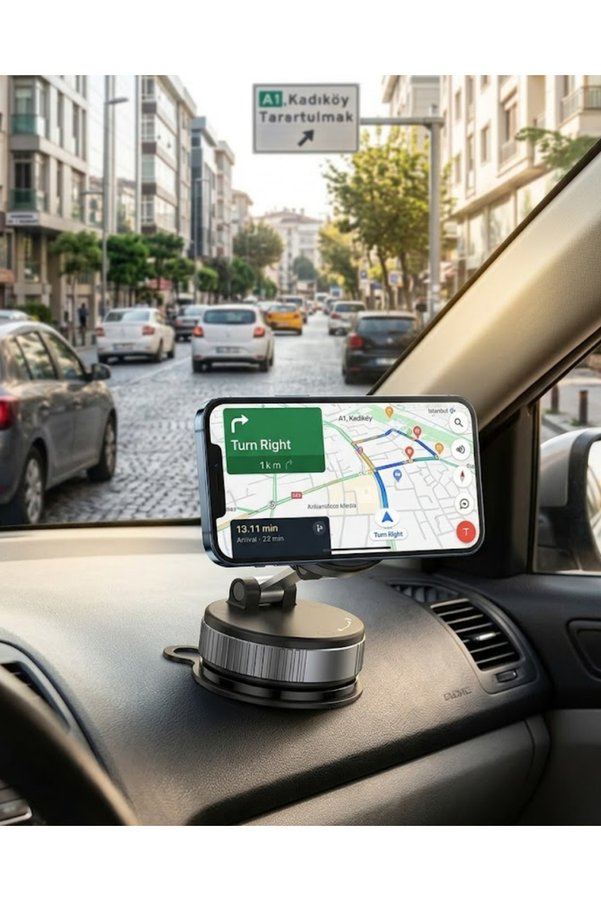 Boskord Katlanabilir Manyetik Telefon Tutucu Araç Konsol Telefon Standı