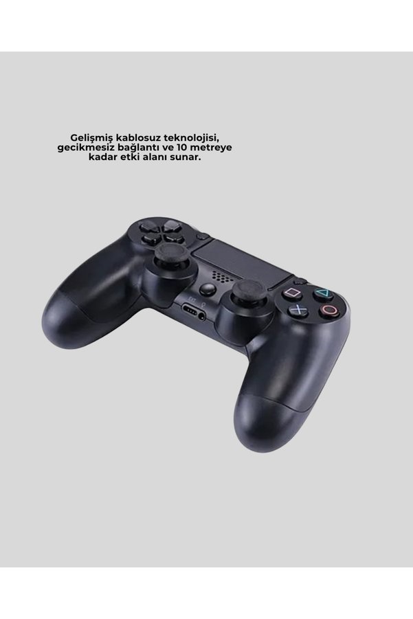 Epilons Ps4 Uyumlu Kablosuz Oyun Kolu Ergonomik Çift Titreşimli