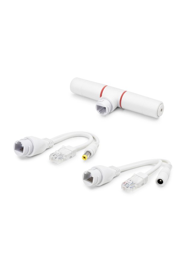 Evi̇mdeyokyok Poe Combi̇ner Mux 2 In 1 Rj45 Veri̇ + Güç Bi̇rleşti̇ri̇ci̇ Adaptör - Beyaz Hdx5550