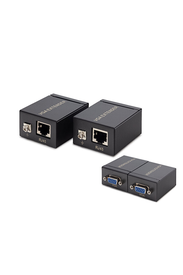 Evi̇mdeyokyok Vga Rj45 Extender Görüntü Aktari̇m Seti̇ 60 M Hdx1285