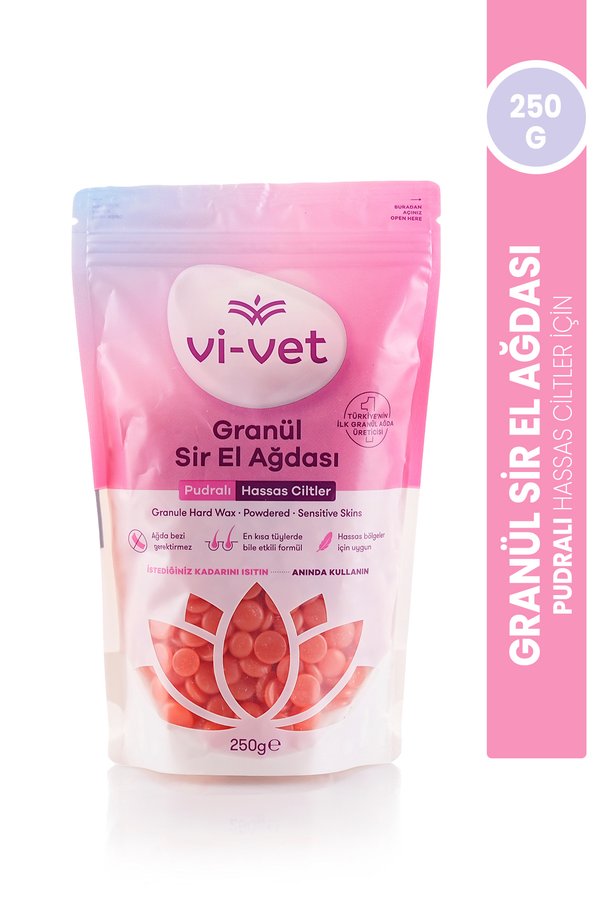 Vi-vet Granül Ağda Soyulabilir El Ağdası Boncuk Ağda - Pudralı