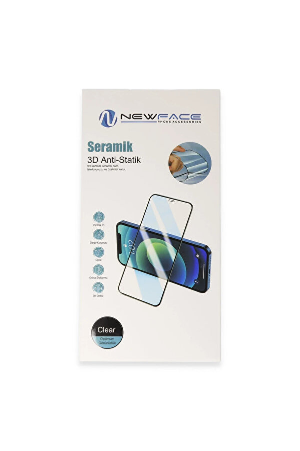 Genel Markalar Samsung Galaxy S25 Fe 3D Anti̇stati̇k Serami̇k Nano Ekran Koruyucu - Si̇yah
