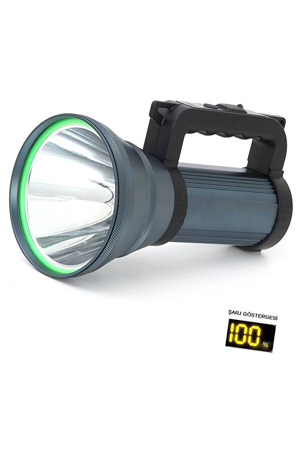 Evi̇mdeyokyok 200W Şarjlı El Feneri̇ Projektör – Yüksek Güçlü Led Aydınlatma Wt-411