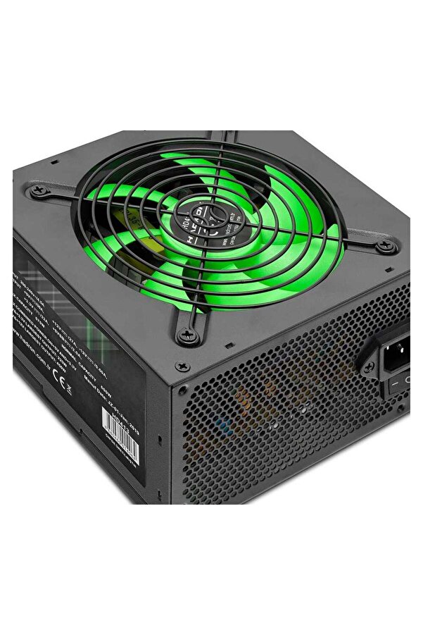 Evi̇mdeyokyok Pc Power Supply Güç Kaynağı 600W 12 Cm Fan Atx Si̇yah Hd413