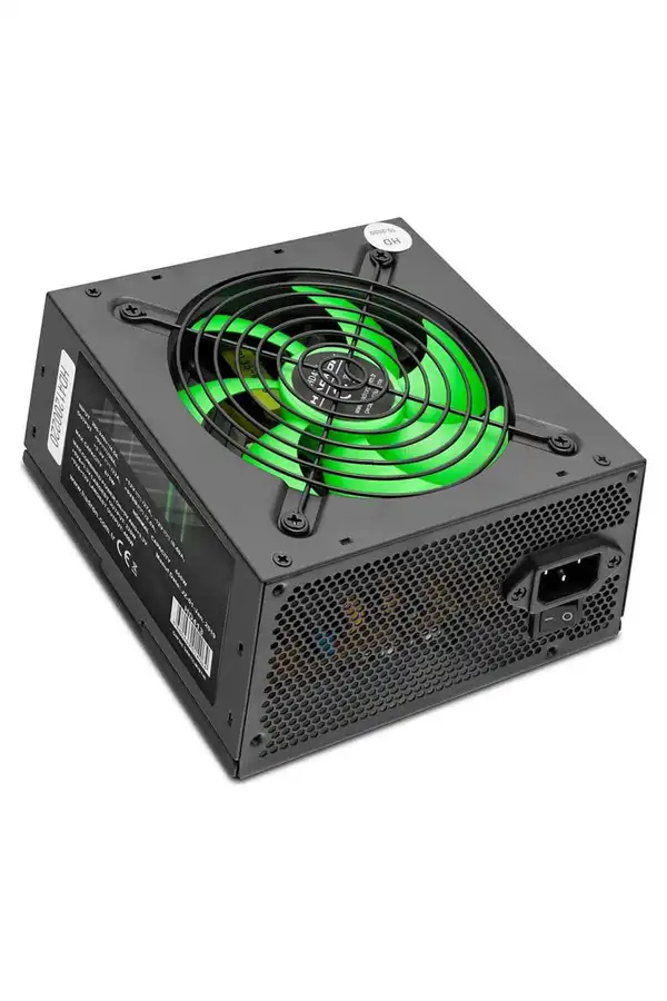 Evi̇mdeyokyok Pc Power Supply Güç Kaynağı 600W 12 Cm Fan Atx Si̇yah Hd413