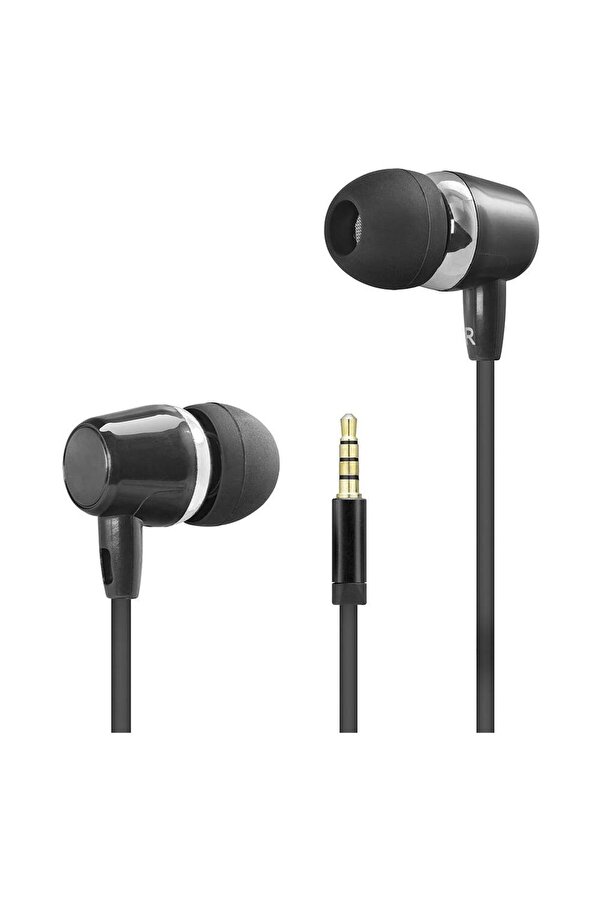 Evi̇mdeyokyok Kablolu Kulak İçi̇ Mi̇krofonlu Kulaklık 3.5 Mm Pc Telefon Uyumlu Si̇yah Dhe7000Bk