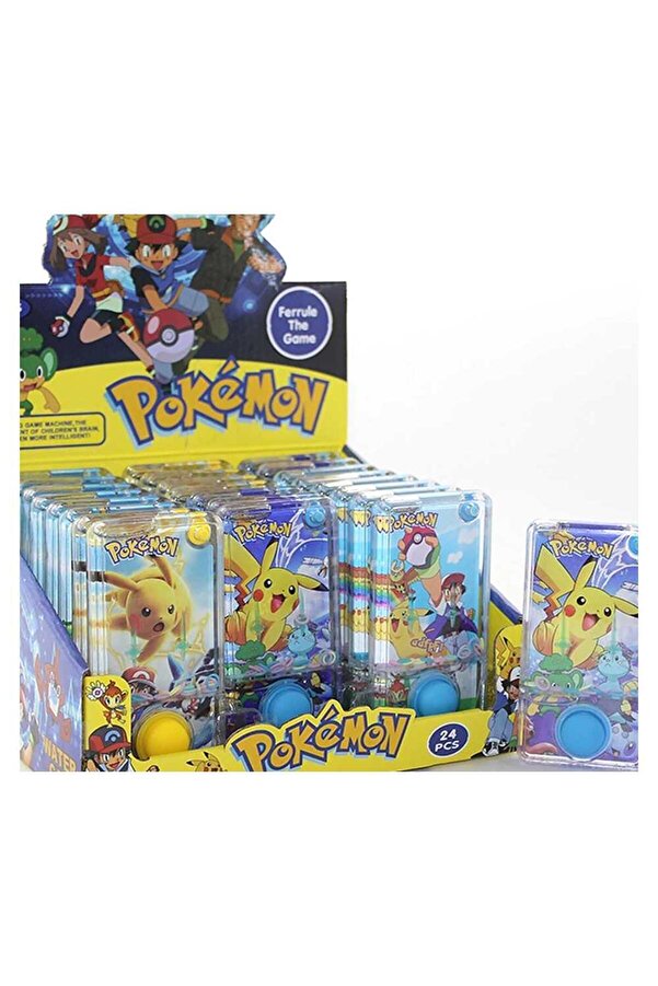 Evi̇mdeyokyok Pokemon Baskılı Sulu Oyun - Tek Butonlu Di̇kdörtgen Su Oyunu Alk4003