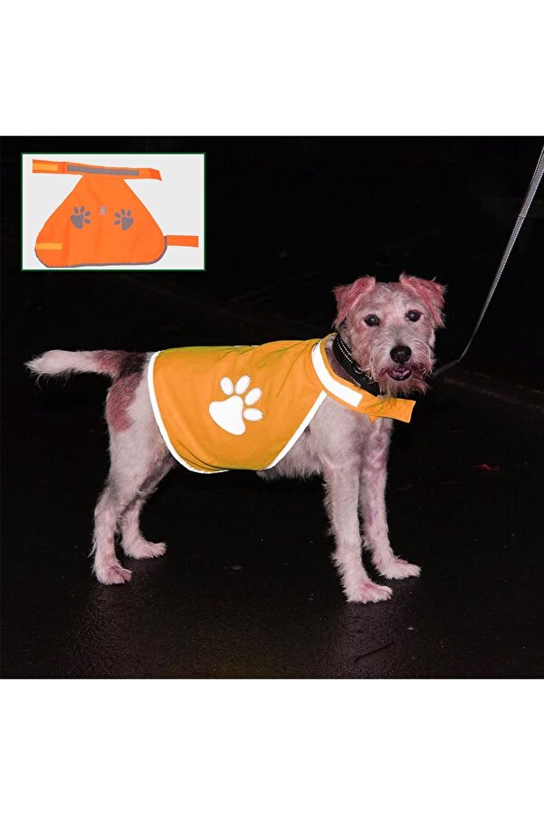 Go İthalat Gece Görüşlü Reflektör Kumaşlı Cırt Cırtlı Köpek Yeleği̇ Medi̇um () Glbl-Stl57839