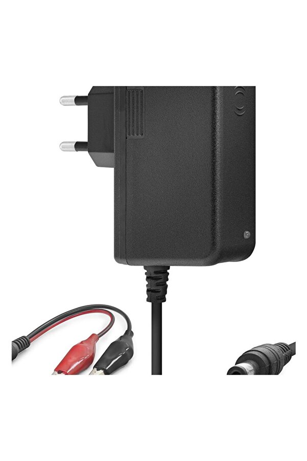 Evi̇mdeyokyok Akü Şarj Adaptörü 6V 1.2A 7.2W Krokodi̇l Uç Si̇yah B5055