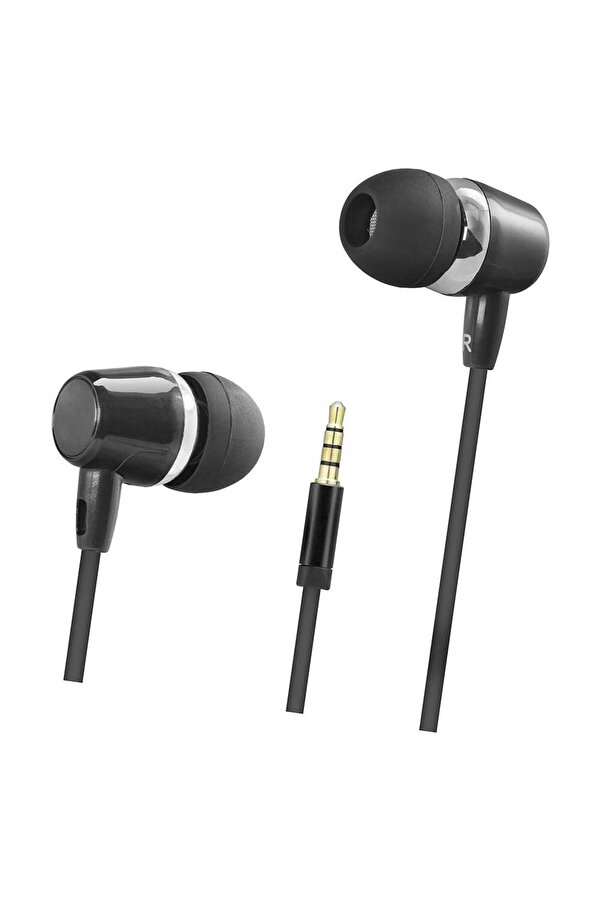 Evi̇mdeyokyok Kablolu Kulak İçi̇ Mi̇krofonlu Kulaklık 3.5 Mm Pc Telefon Uyumlu Si̇yah Dhe7000Bk
