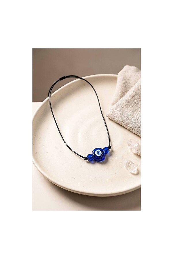 Evi̇mdeyokyok Handmade Bohem Mavi̇ Nazar Kolye Tj-Bko11198