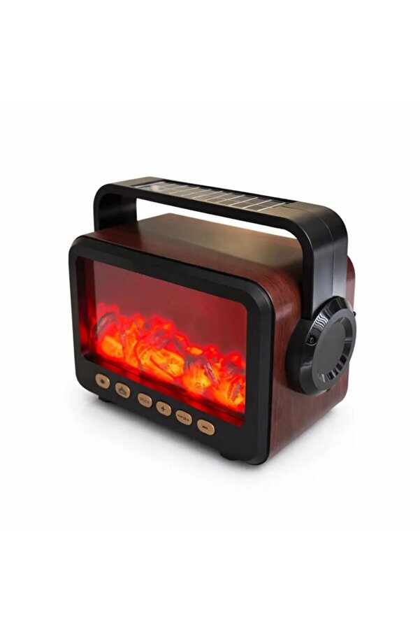 Ethab Gi̇yi̇m Şömi̇ne Efektli̇ Bluetooth Hoparlör Fm Radyo Usb Tf Kart Müzi̇k Çalar - Glst5609-7193