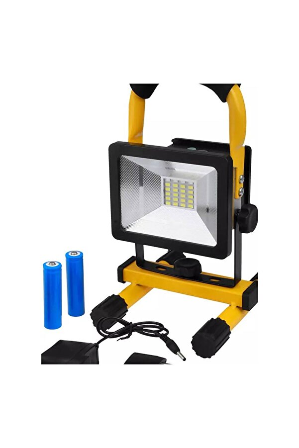Evi̇mdeyokyok Şarjlı Spot Lamba Projektör Güçlü Led Aydınlatma Wt-329