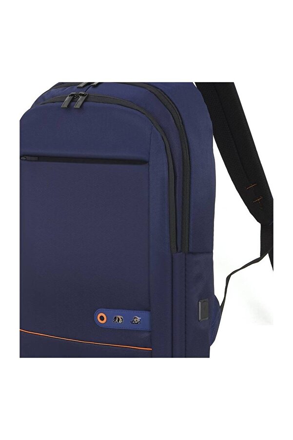 Evi̇mdeyokyok Offi̇ce 15.6 Inç Usb Notebook Sırt Çantası Laci̇vert Mcc006Bl